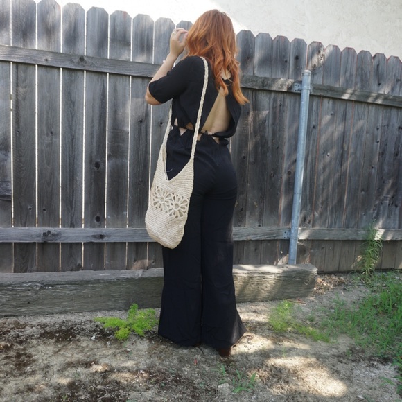 Vintage straw floral bag rare and trendy - Picture 2 of 10